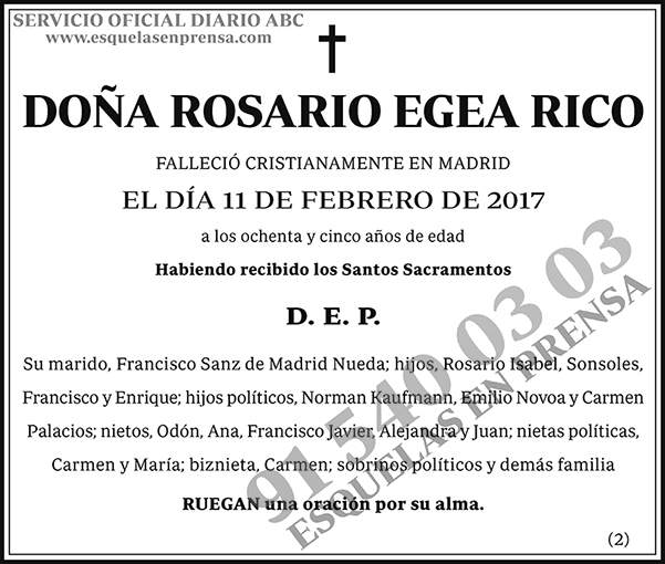 Rosario Egea Rico
